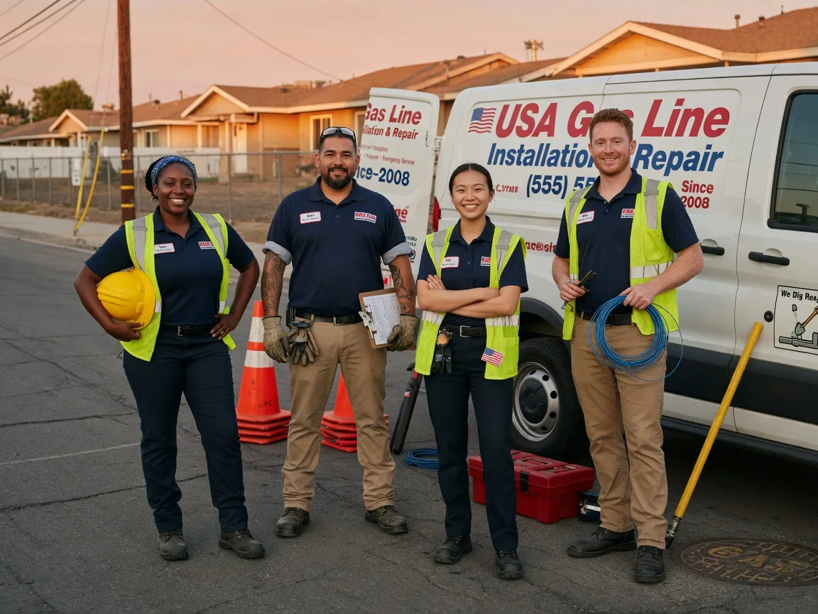 Gas Line Installation company in Bennett, IA